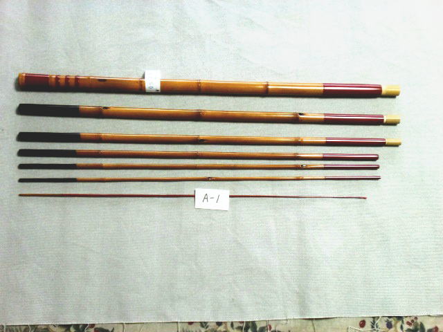 和竿と釣り道具,竿作り教室の銀座東作釣具店です。竹竿 漆仕上げ専門店